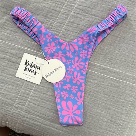 Kulani Kinis Swim Nwt Kulani Kinis Retro Y Thong Bikini Bottom
