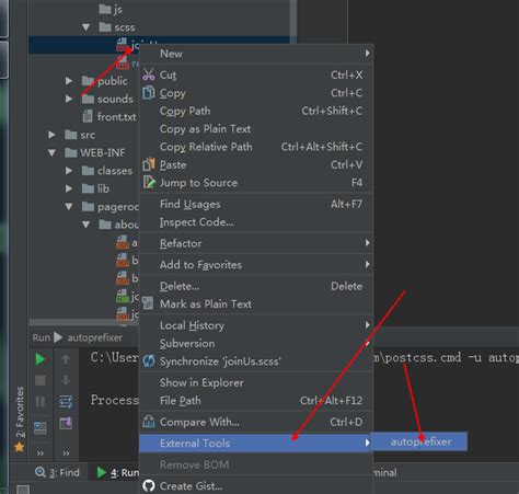 WebSTORM Configuring CSS SCSS Auto Replenishment Compatible