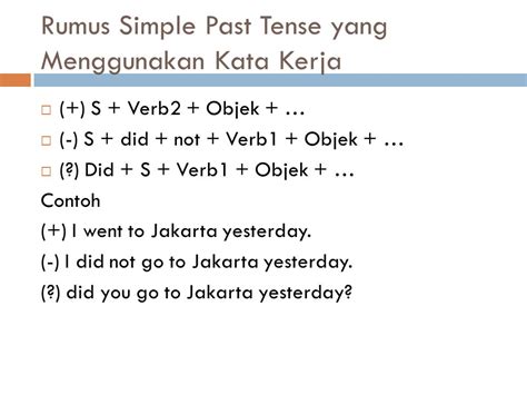 Materi Simple Past Tense Ilmu