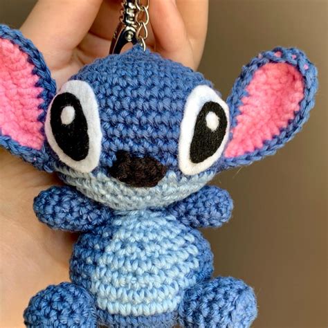 Stitch De Croche Amigurumi Produtos Personalizados No Elo