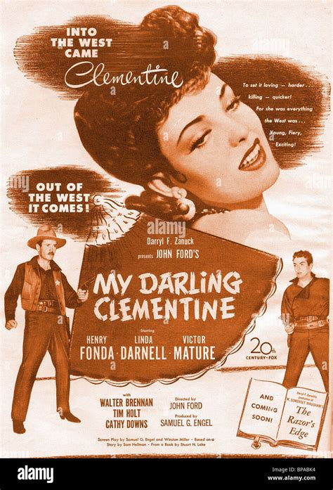 FILM POSTER MY DARLING CLEMENTINE (1946 Stock Photo: 30961480 - Alamy