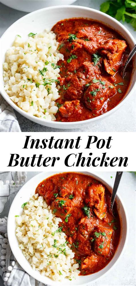 Instant Pot Butter Chicken Paleo Whole30 The Paleo Running Momma