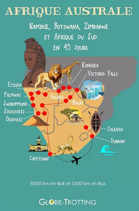 Mon Itin Raire De Voyage En Afrique Australe Namibie Botswana Afrique