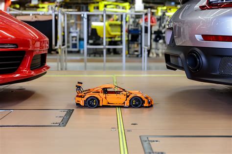 Final Lego Technic Porsche 911 Gt3 Rs Scale Model Rolls Off The Line Carscoops