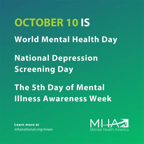 Mental Illness Awareness Week Affiliates Mental Health America