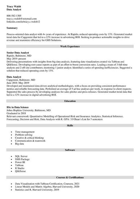 Sample Resume Titles