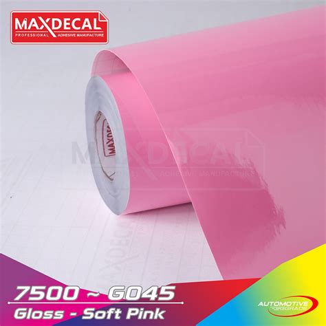 MAXDECAL 7500 G045 Gloss Soft Pink MAXDECAL Professional Automotive