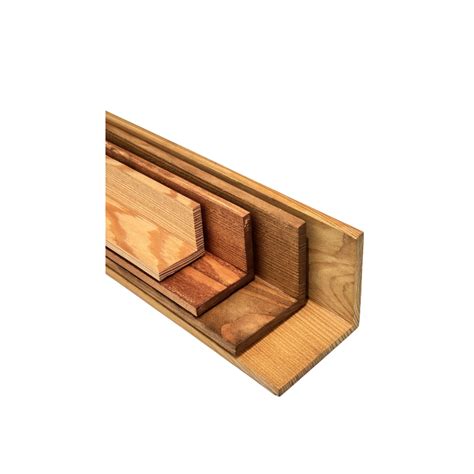 Oiled Larch Cladding L Shaped Corner Trim In Various Sizes Ej Timber