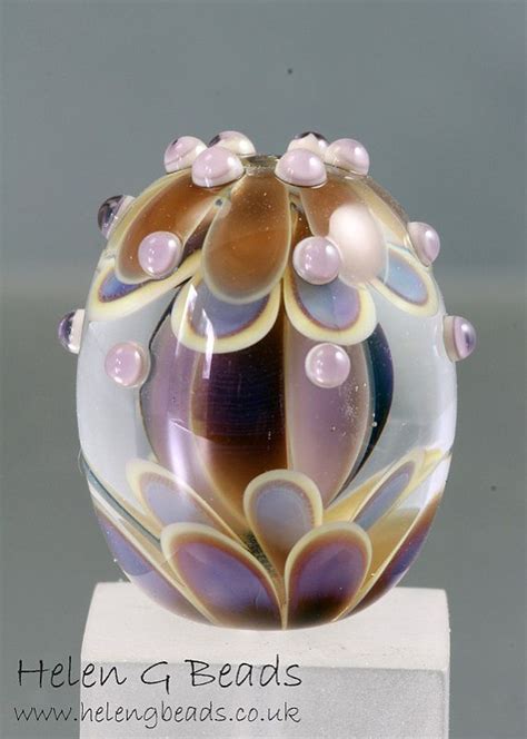 Carousel Lampwork Focal Bead Handmade In The Uk Sra Fhfteam Y Etsy