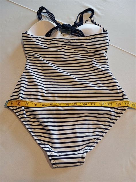 Kona Sol Womens High Coverage One Piece Striped Swim… Gem