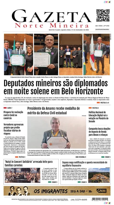 JORNAL IMPRESSO 21 DE DEZEMBRO DE 2022 EDIÇÃO Rede Gazeta de Comunicação