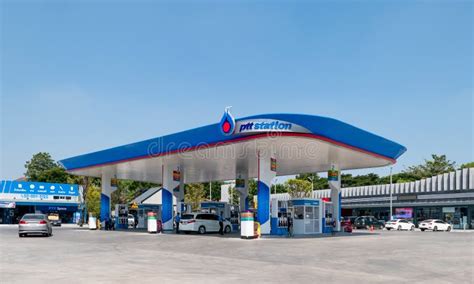 Ptt Gas Station In Bangkok Thailand Ptt Is A Thai State Owned Set