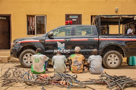 NSCDC Arrests Suspected Vandals Recovers AK 47 Rifle In FCT Tribune