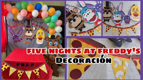 Five Nights At Freddys💜 DecoraciÓn De Cumpleaños🥳 Vlog En Casa😎 Youtube