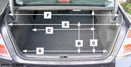 Toyota Matrix Trunk Size