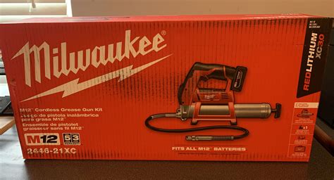 Milwaukee 2446 21xc Cordless Grease Gun Kit With Xc 30 Battery Case Charger 45242200979 Ebay