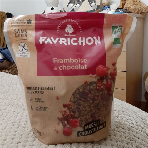 Favrichon Muesli Croustillant Framboise Chocolat Review Abillion