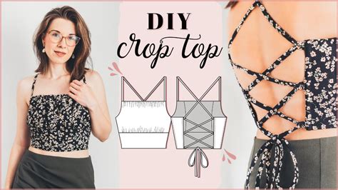 Diy Crop Top Espalda Descubierta La Tendencia Viral Patr N Top