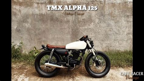 Tmx 125 Cafe Racer Setup Vintage Classic Concept Youtube