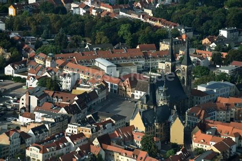 Luftaufnahme K Then Anhalt Stadtkirche St Jakob Und Rathaus Im