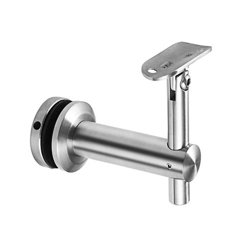 Adjustable Glass Mount Bracket For Stainless Steel Railing Handrail