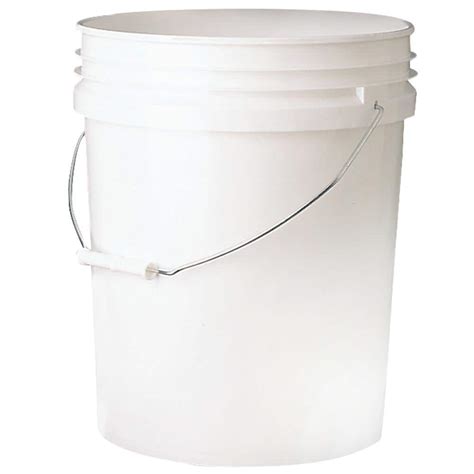 5 Gal 70mil Food Safe Bucket White EBay