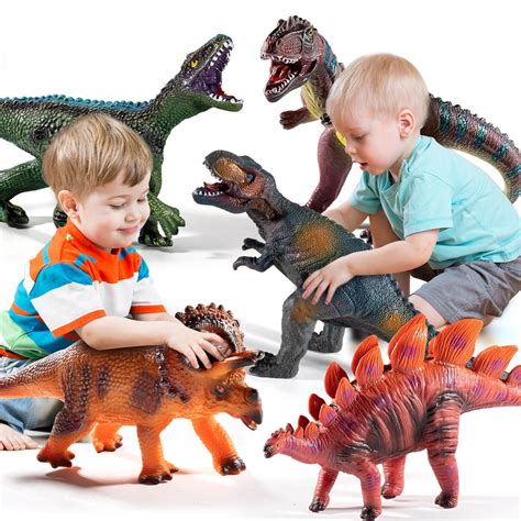 Brinquedos Dos Dinossauros - 46CM Brinquedos De Dinossauros Para Crianças E Crianças, Velociraptor ...