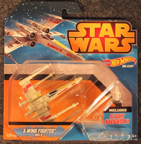 Hot Wheels Star Wars Starships Red X Wing Starfighter Hot C