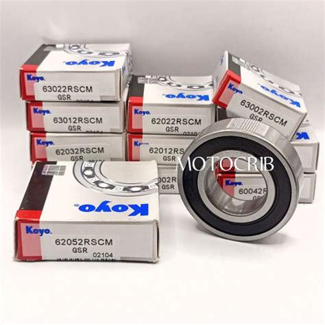 Rubber Sealed KOYO Bearing Japan Quality 6300 6301 6302 6004 6205 6200