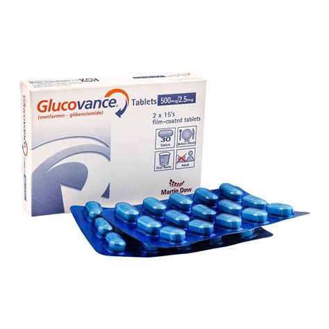 Order Martin Dow Glucovance Tablet 500mg 2 5mg 30 Pack Online At Best Price In Pakistan