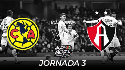 Resumen Y Goles América Vs Atlas Liga Bbva Mx Grita México C22