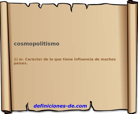 Significado De Cosmopolitismo