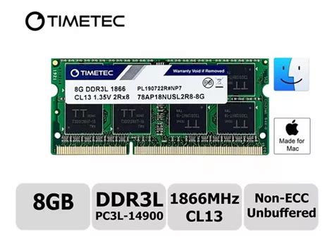 Memoria Ram 8gb Timetec Hynix Ic Compatible Para Apple Late 2015 IMac