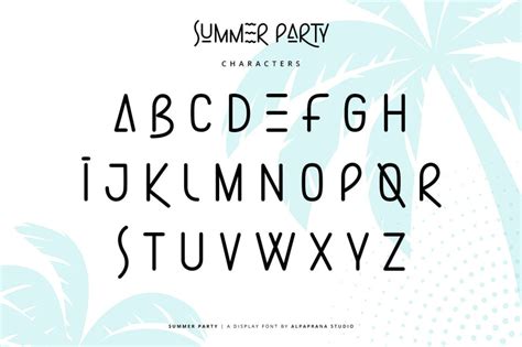 Summer Party Display Font So Fontsy