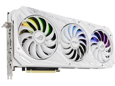 ASUS GeForce RTX 30 ROG STRIX WHITE La Belle Se Pare De Blanc