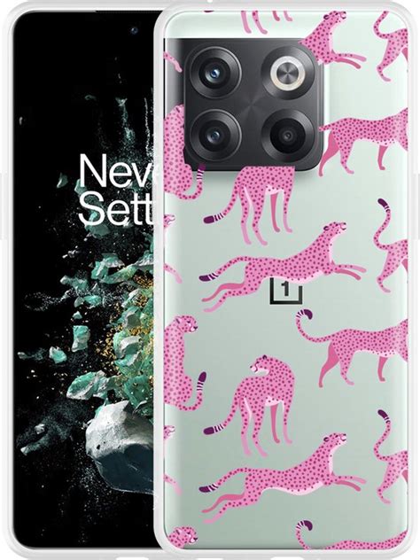 Oneplus T Hoesje Roze Cheeta S Designed By Cazy Bol