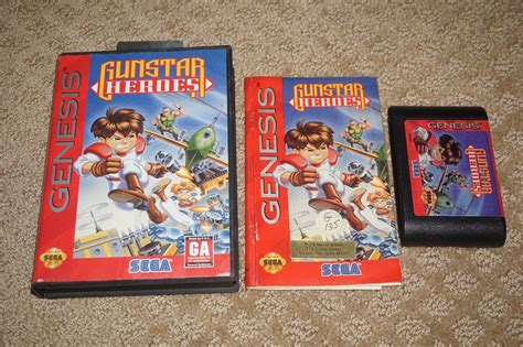 Gunstar Heroes Sega Genesis Complete In Case GOOD Shape 10086010770