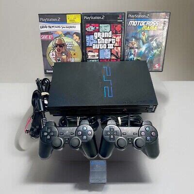 Sony Playstation Ps Fat Console System Bundle With Games Gta