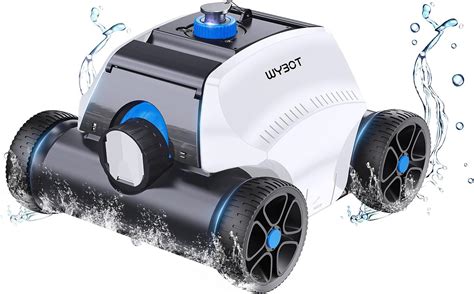 Wybot Robotic Pool Vacuum Cleaner Dual Strong Suction Port Min