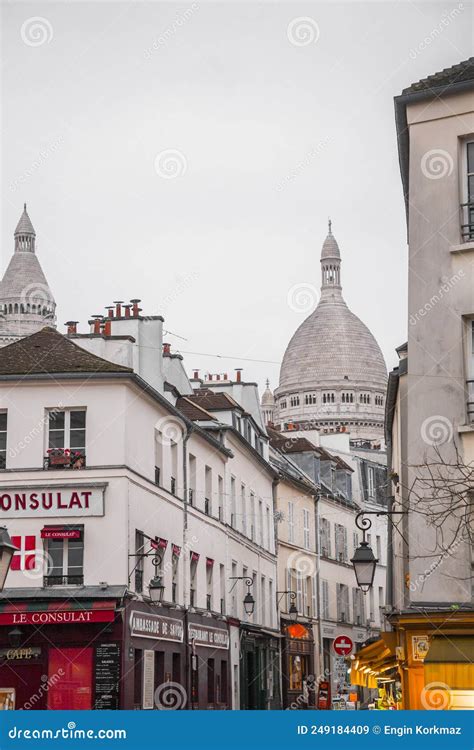 Street View from Montmartre, Paris, France Editorial Stock Image ...