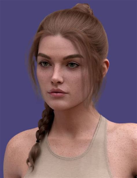 Model 3d Realistic Character Daz3d Character 3d Xgen 3d Metahuman