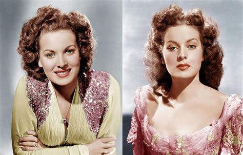 Irish American Actress Maureen Ohara 1940s Matthews Island