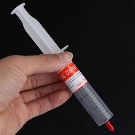 30g Syringe Shape Thermal Grease PC CPU Chip Heatsink Paste Conductive ...