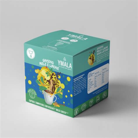 Ymala 16 Capsule Compatibili Nescafè Ginseng miele e limone