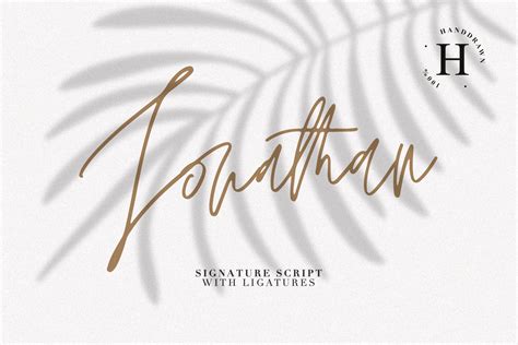 Jonathan Script Fonts ~ Creative Market