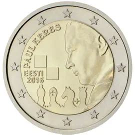 Estonie 2 Euro commémorative Centenaire de la naissance de Paul Keres