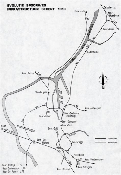 Les Gares Belges Dautrefois Station Gent Zuid La Gare De Gent Zuid