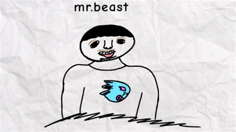 My First Drawing Of Mr Beast 👍 Rmeatcanyon