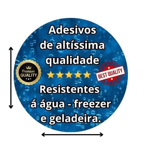 3000 Etiquetas Adesivas Rótulos Personalizados 5x5 cm Elo7