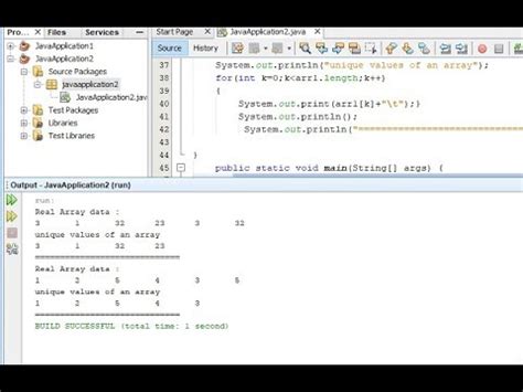 Java Program To Remove Duplicate Elements From An Array Youtube